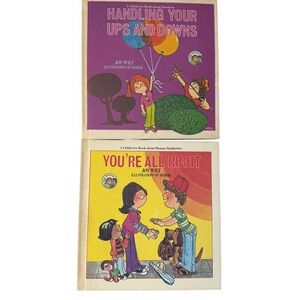 Joy Wilt Weekly Reader Books Lot Handling Your Ups & Downs You're All Right 1979